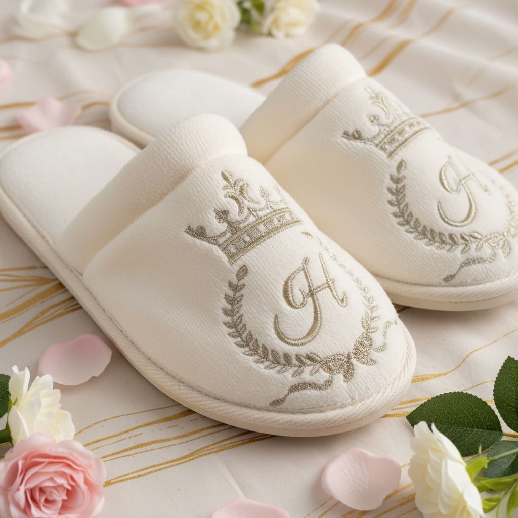 Pantoufles Initiales